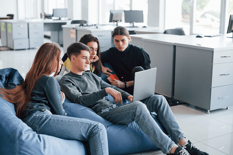 Creative professionals in shared spaces